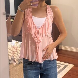 Free People Pink Women's Top